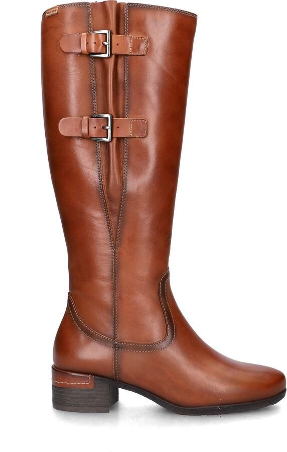 Pikolinos Malaga dames hoge laars Cognac