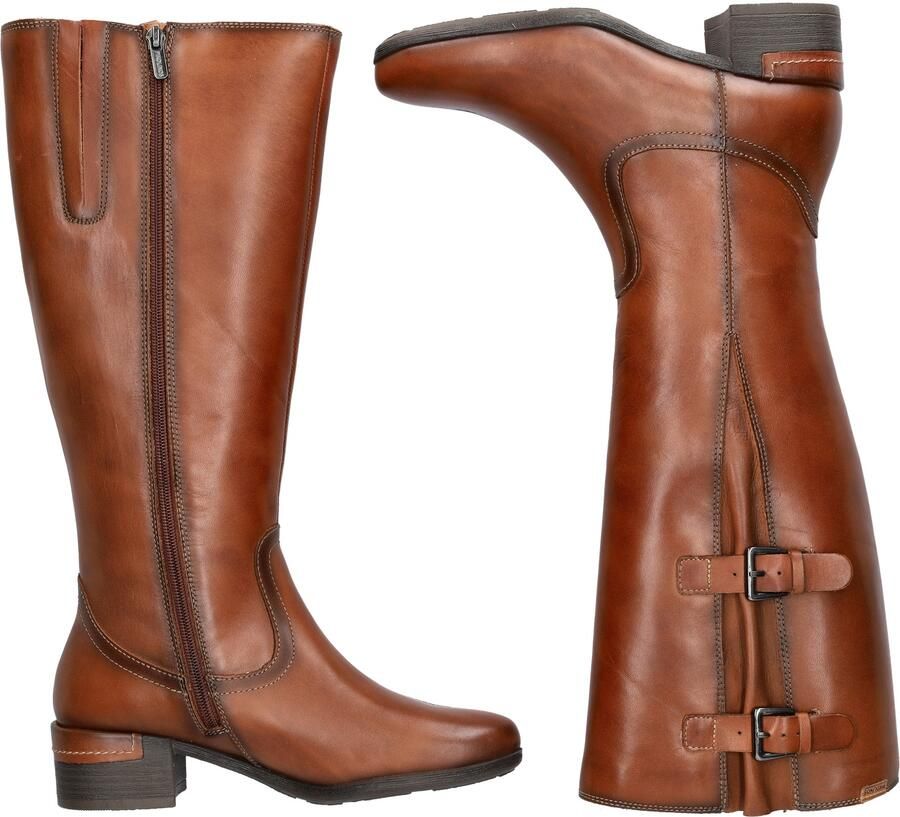 Pikolinos Malaga dames hoge laars Cognac - Foto 2