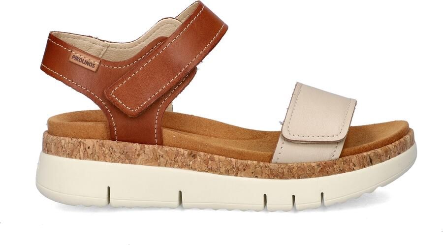 Pikolinos Palma leren sandalen beige bruin beige - Foto 3