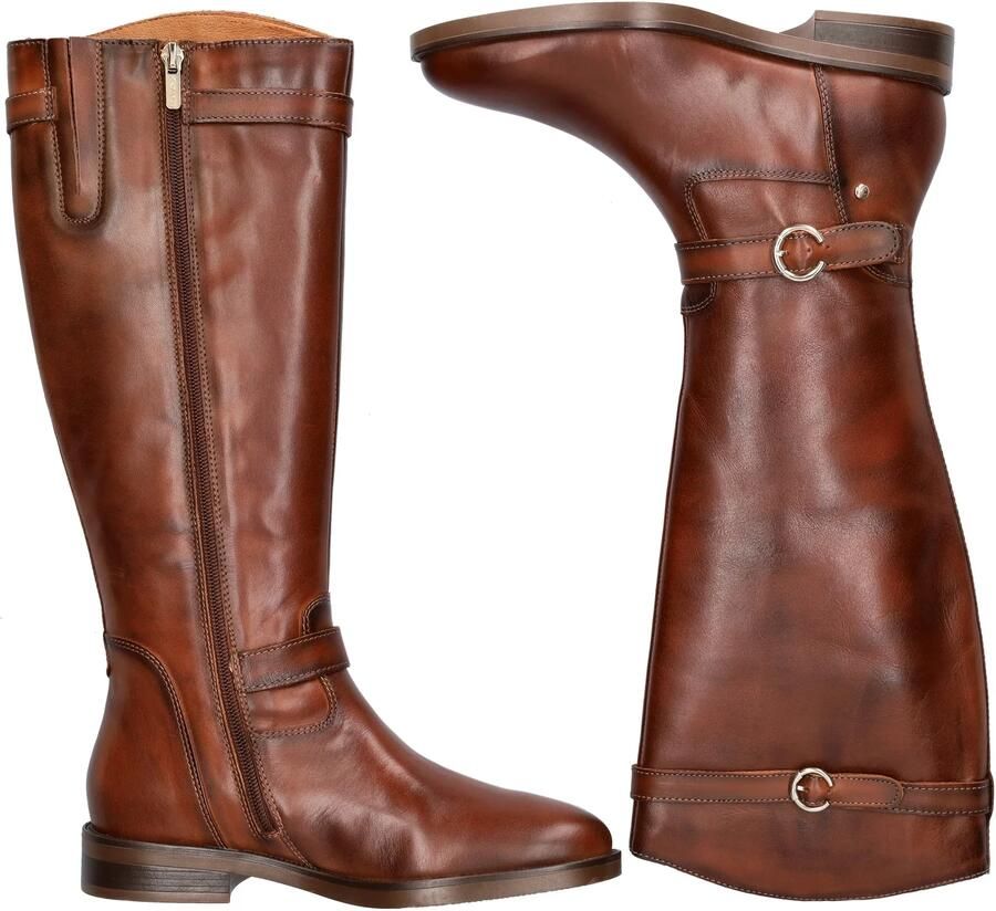 Pikolinos Puertollano dames hoge laars Cognac - Foto 3