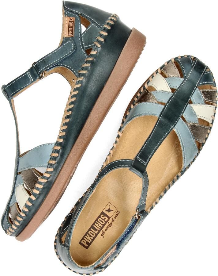 Pikolinos W8K-0705 ~~~~~~~~~~~~~~~~~~~~ Platte sandalenDames Sandalen Blauw - Foto 4