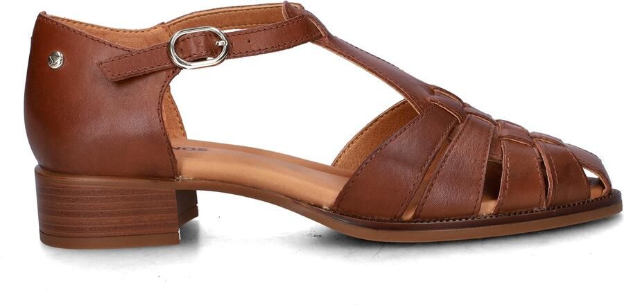Pikolinos Valencia leren sandalen cognac - Foto 3