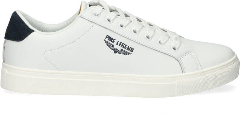 PME Legend Witte Carior Sneaker met Groene Accenten Multicolor Heren