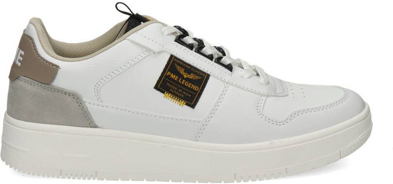 PME Legend Stijlvolle witte sneaker voor heren Multicolor
