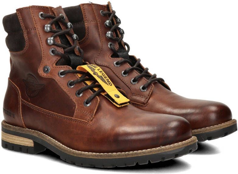 PME Legend PME Cargo Tanker Veterboots Laarzen Met Veters Heren Cognac - Foto 7