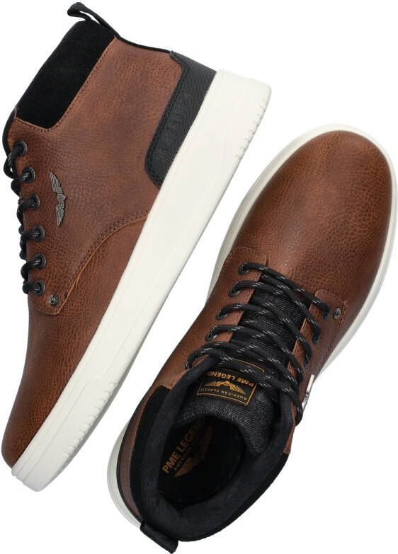 PME Legend Lexing-t Sneakers Leren Sneaker Heren Cognac - Foto 5