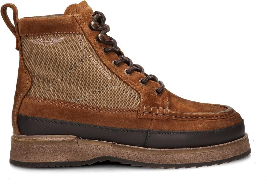PME Legend suède veterschoenen cognac - Foto 3