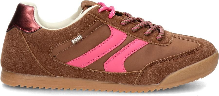 POSH by Poelman SKYE Dames Sneakers Bruin