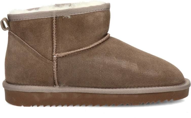 POELMAN CLSHNPS-02POE3 Warm Taupe Suede Bont Dames - Foto 5