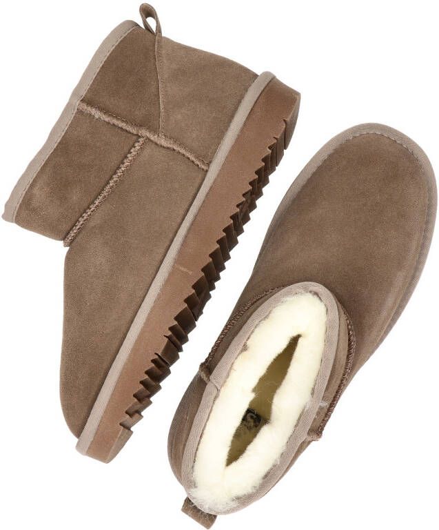 POELMAN CLSHNPS-02POE3 Warm Taupe Suede Bont Dames - Foto 2