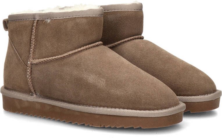 POELMAN CLSHNPS-02POE3 Warm Taupe Suede Bont Dames - Foto 3