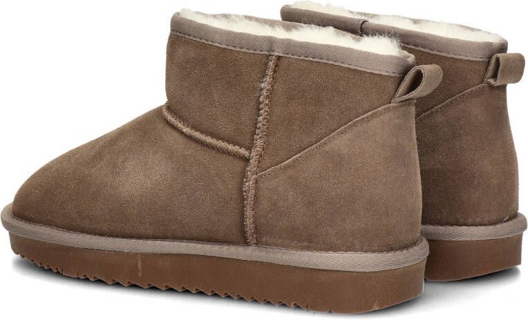 POELMAN CLSHNPS-02POE3 Warm Taupe Suede Bont Dames - Foto 4