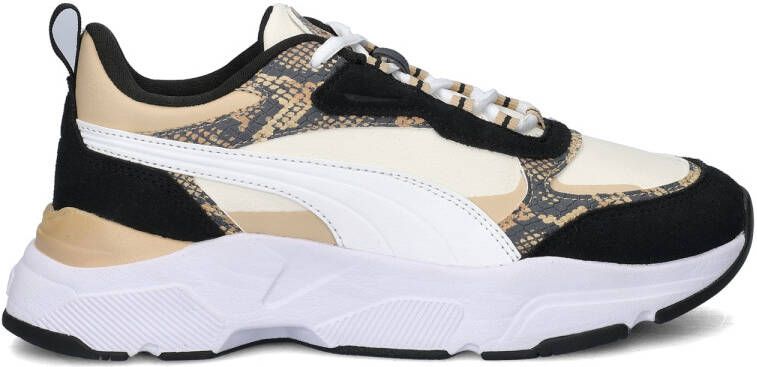 Puma Cassia Snake Chic sneakers grijs zand zwart