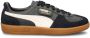Puma Palermo Lth Black Feather Gray Gum Zwart Leer Lage sneakers Unisex - Thumbnail 4