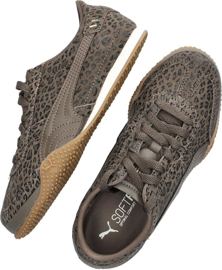 Puma Bella suède sneakers met panterprint donkerbruin - Foto 5