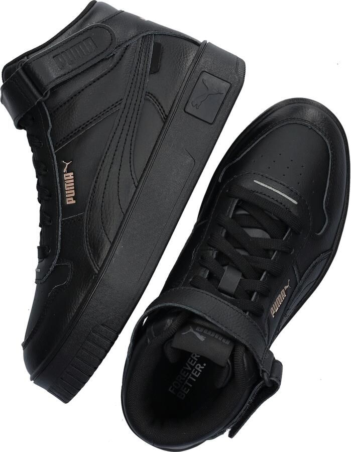 PUMA Carina Street Mid Dames Sneakers Black- Black-Rose Gold - Foto 6
