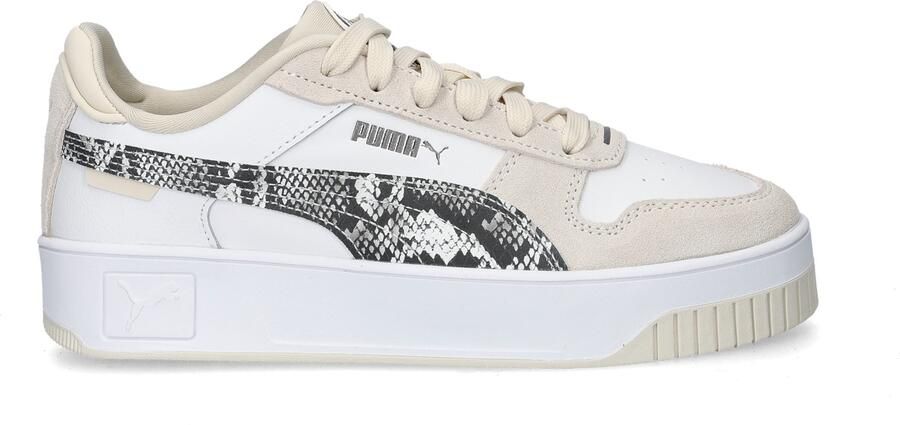 PUMA Carina Street Snake Chic Dames Sneakers White- Black-Alpine Snow - Foto 2