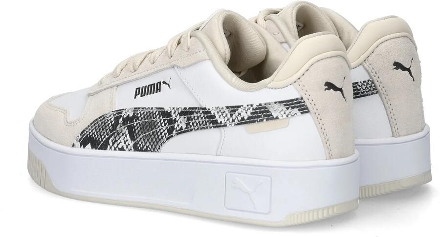 PUMA Carina Street Snake Chic Dames Sneakers White- Black-Alpine Snow - Foto 4