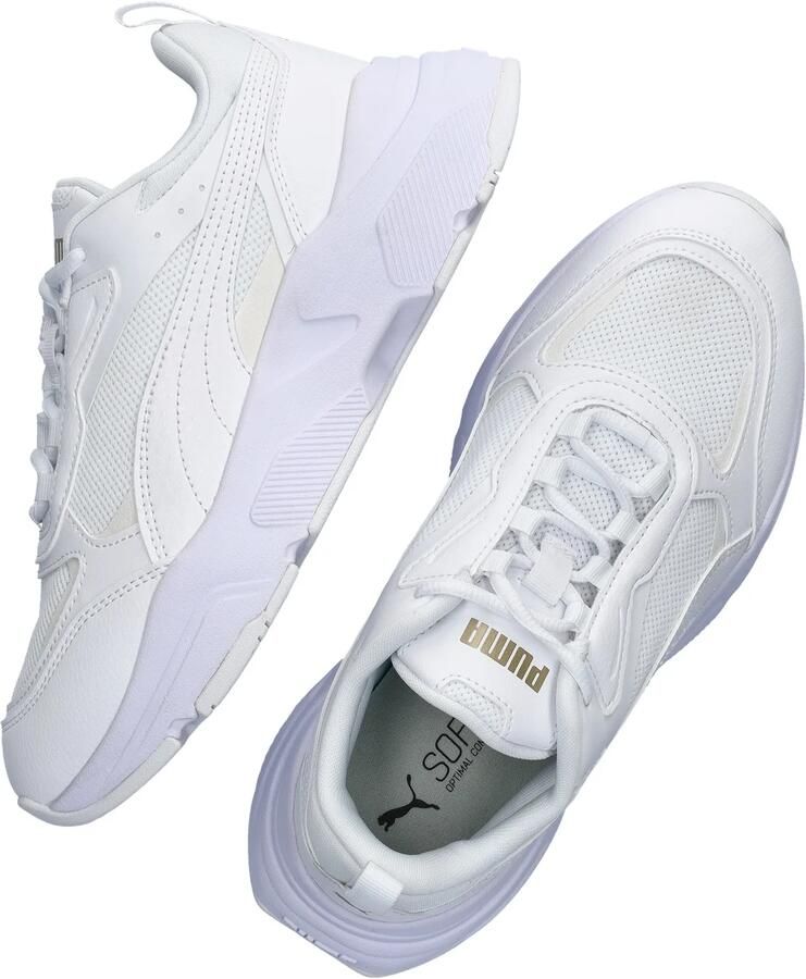 Puma Lage sneakers Cassia wit leatherlook White Dames - Foto 5