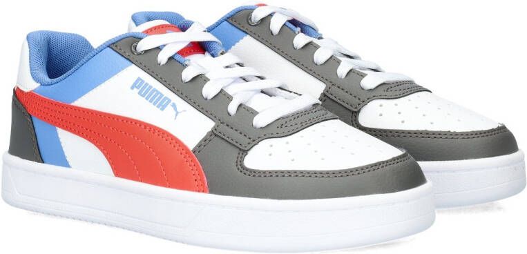 Puma Caven 2.0 Block 2.0 Block sneakers wit rood blauw Imitatieleer 38 - Foto 4