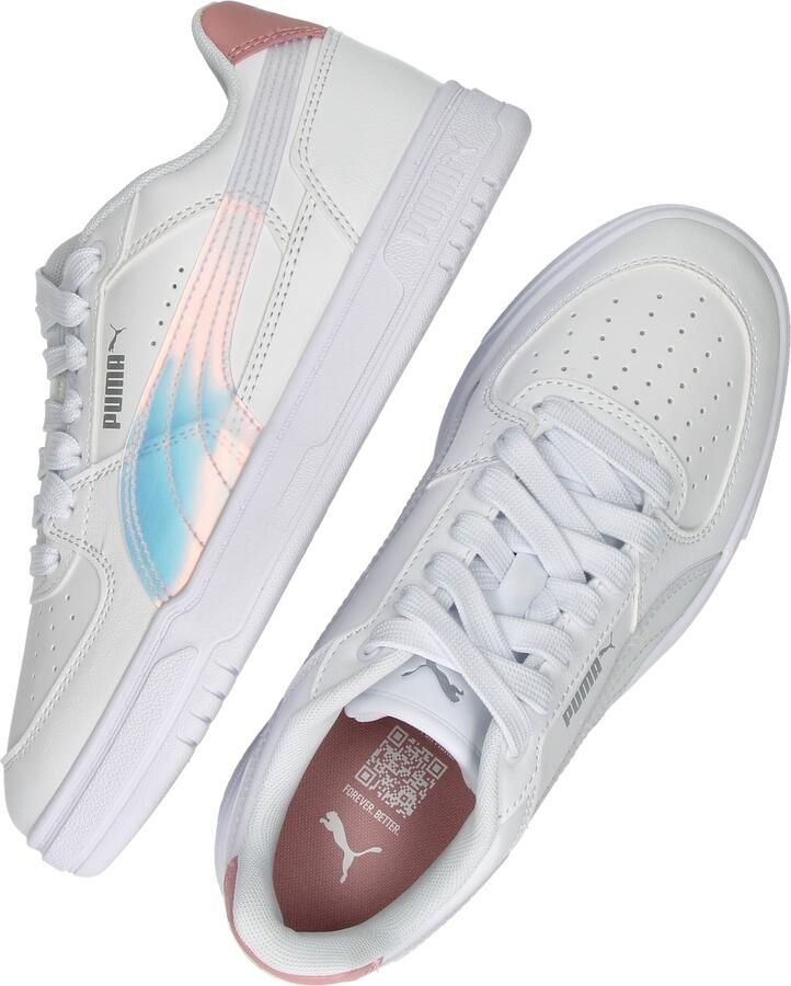PUMA Caven III Holo 2.0 Jr Sneakers White-Rosy Outlook- Silver - Foto 6
