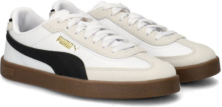 Puma Sneakersy skórzane z obszyciem w kontrastowym kolorze model Club II Era - Foto 13