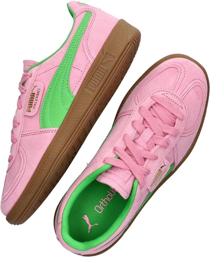 PUMA Palermo W Sneakers Roze Groen Casual schoenen - Foto 4