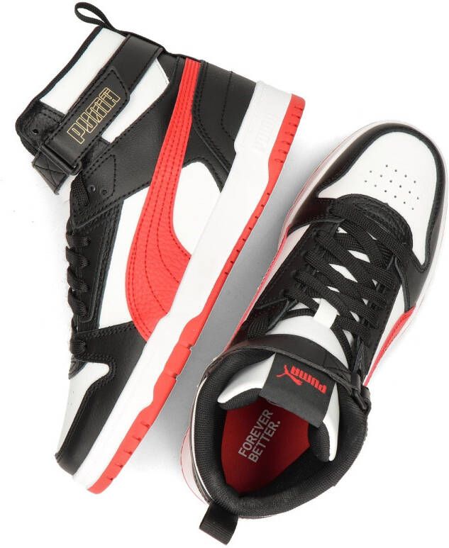 Puma RBD Game sneakers wit rood zwart Jongens Meisjes Gerecycled polyester 35.5 - Foto 5