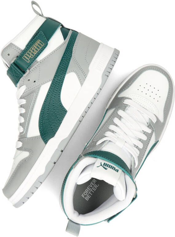 Puma RBD Game sneakers wit grijs petrol Jongens Meisjes Gerecycled polyester 37 - Foto 6