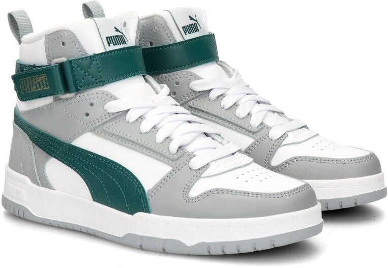 Puma RBD Game sneakers wit grijs petrol Jongens Meisjes Gerecycled polyester 37 - Foto 8