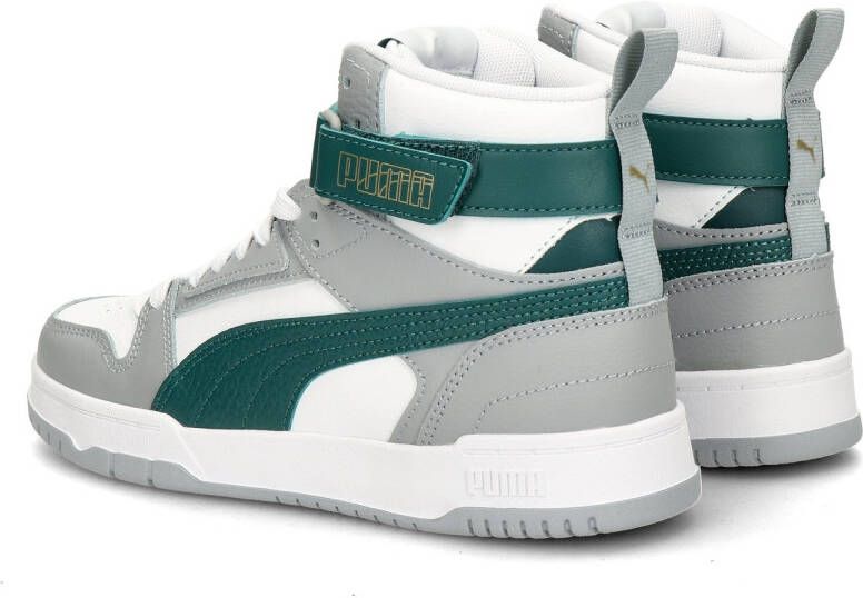 Puma RBD Game sneakers wit grijs petrol Jongens Meisjes Gerecycled polyester 37 - Foto 7