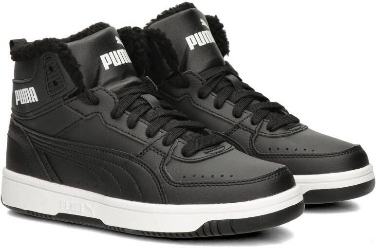 PUMA Rebound Joy Fur Sneakers Zwart Kinderen - Foto 6