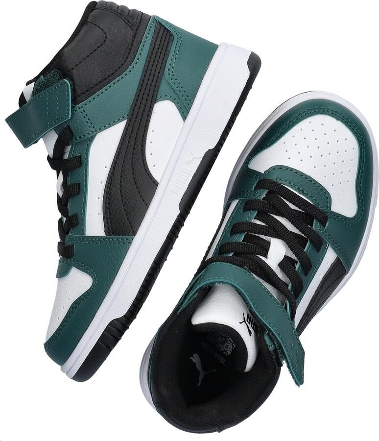 Puma Rebound Slam Mid sneakers groen zwart - Foto 6