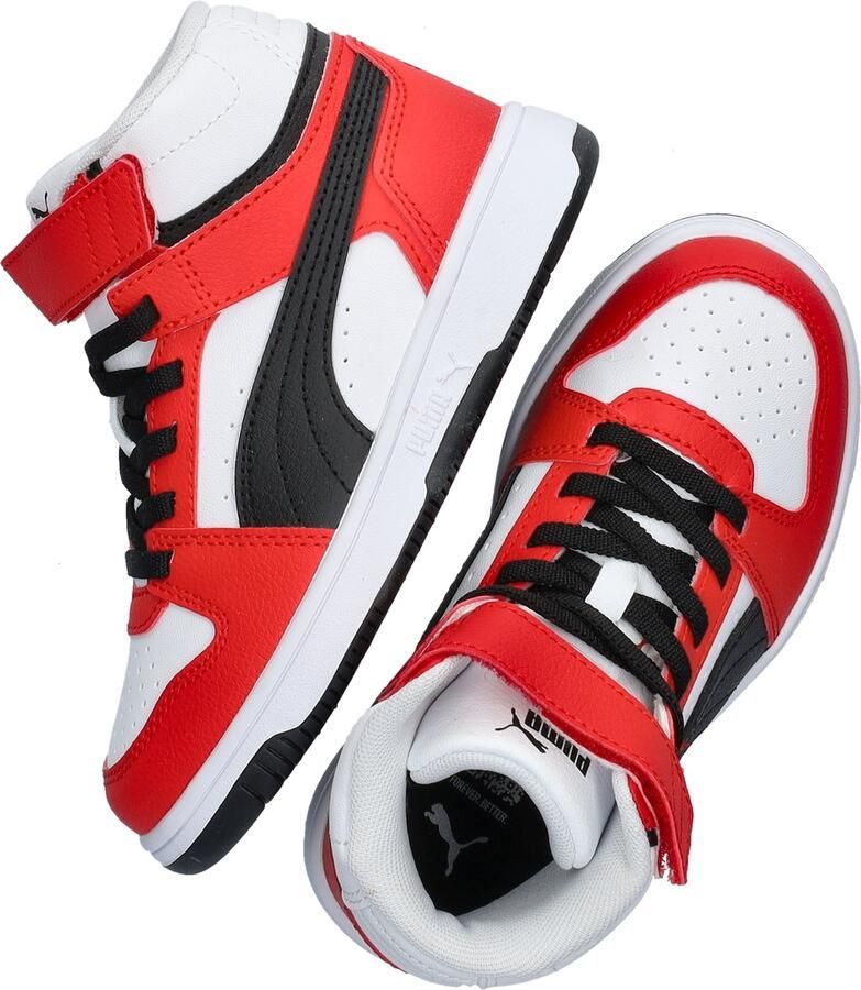 PUMA Rebound Slam Mid Ac+ Schoenen Rood 1 2 Kinderen - Foto 5