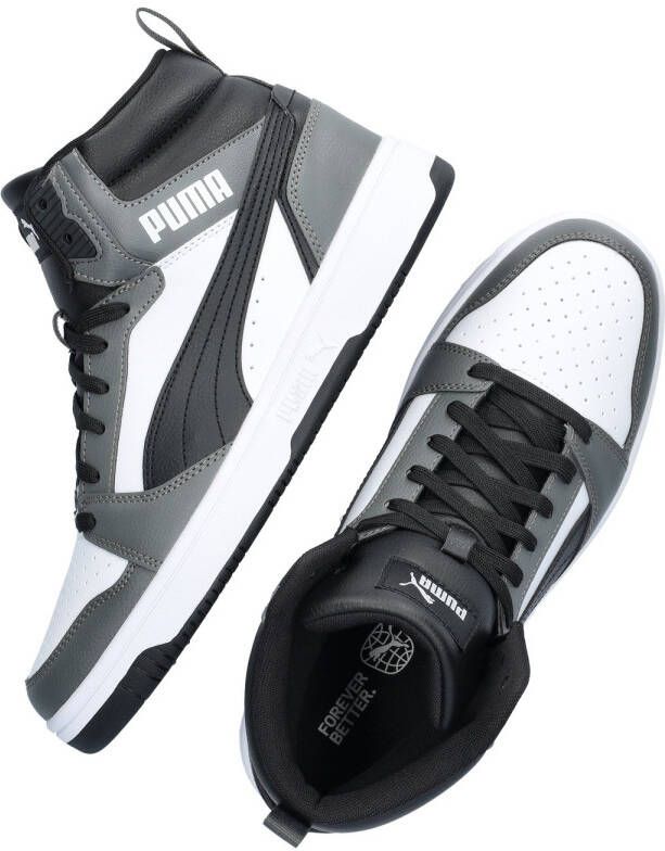 Puma Rebound V6 Sneakers Dames white black shadow grey maat: 40.5 beschikbare maaten:36 37.5 38.5 37 39 40.5 - Foto 8