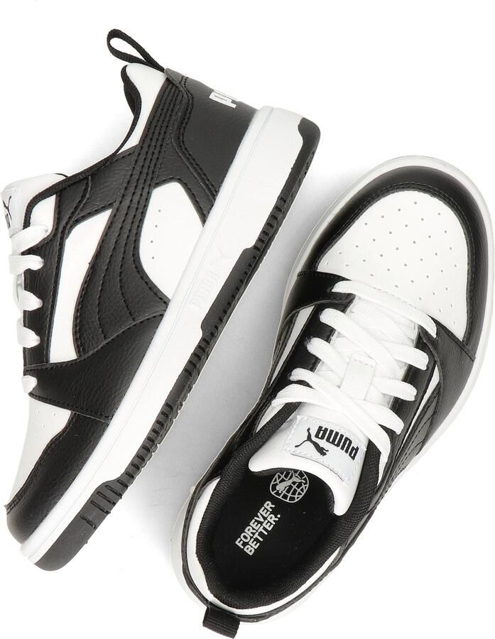 Puma Rebound V6 Low Jr Fashion sneakers Schoenen white black maat: 37.5 beschikbare maaten:37.5 - Foto 16