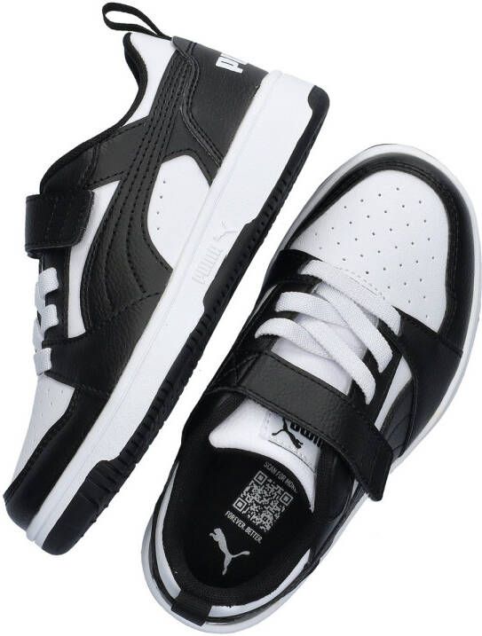 Puma Rebound v6 Low sneakers wit zwart Imitatieleer Meerkleurig 31 - Foto 6