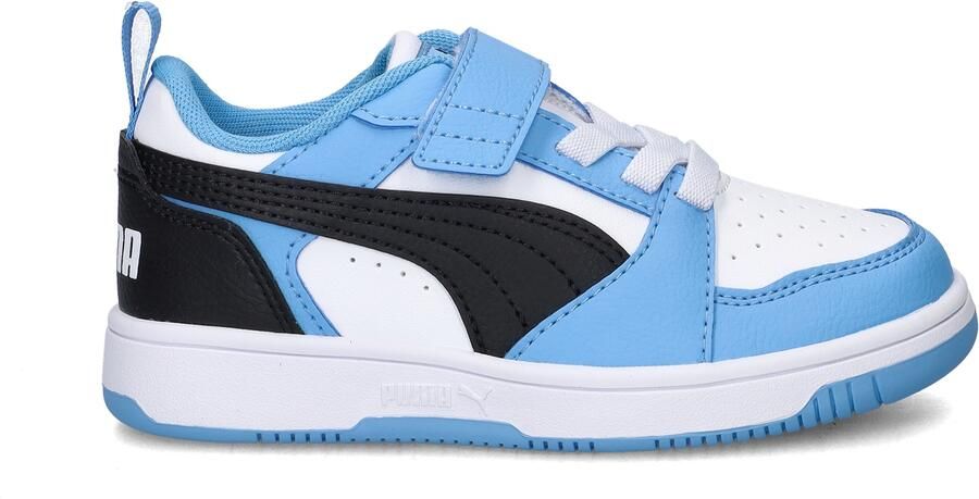 PUMA Rebound V6 Lo AC+ PS Unisex Sneakers Team Light Blue- Black- White - Foto 10
