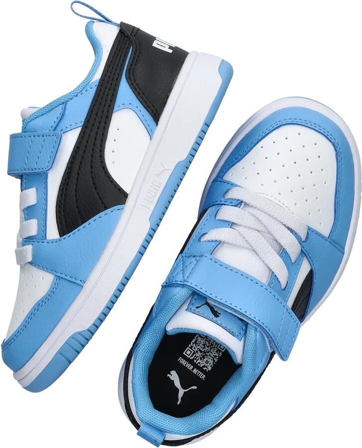 PUMA Rebound V6 Lo AC+ PS Unisex Sneakers Team Light Blue- Black- White - Foto 11