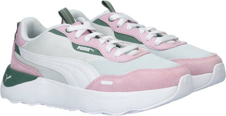 Puma Runtamed Platform sneakers aqua wit lila mintgroen Blauw Jongens Meisjes Mesh 34 - Foto 7