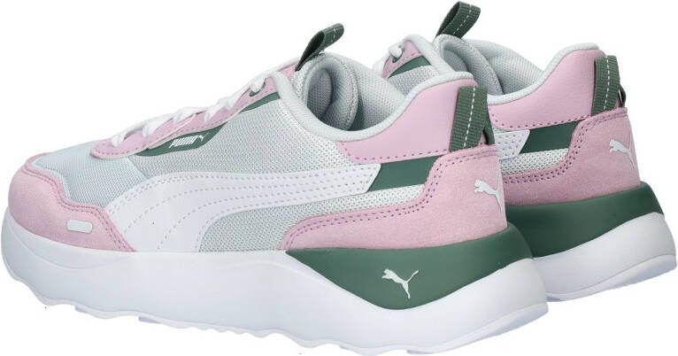 Puma Runtamed Platform sneakers aqua wit lila mintgroen Blauw Jongens Meisjes Mesh 34 - Foto 6
