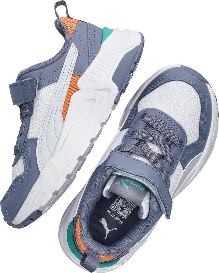 PUMA Kids Lage sneakers Chunky zool Trinity 2 Lt Ac + Inf Multi Leatherlook - Foto 16