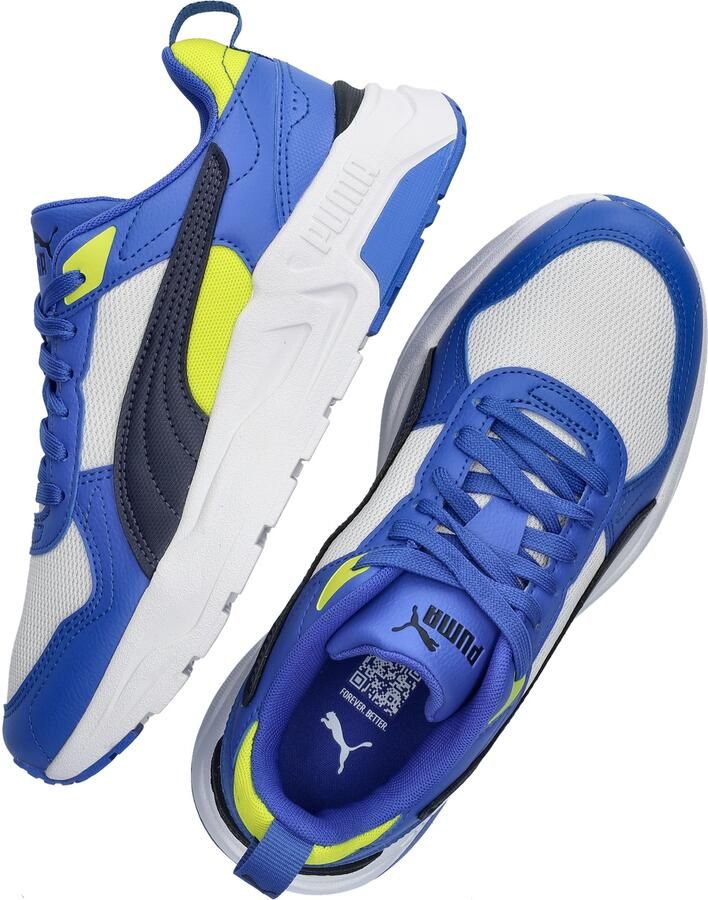 PUMA Trinity 2 LT JR sneakers blauw wit Uitneembare zool - Foto 16