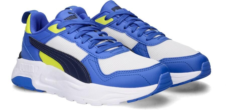 PUMA Trinity 2 LT JR sneakers blauw wit Uitneembare zool - Foto 7