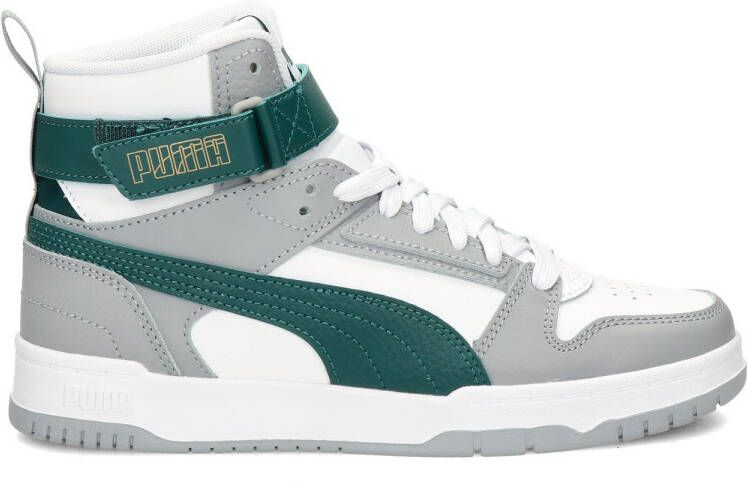 Puma RBD Game sneakers wit grijs petrol Jongens Meisjes Gerecycled polyester 37 - Foto 9