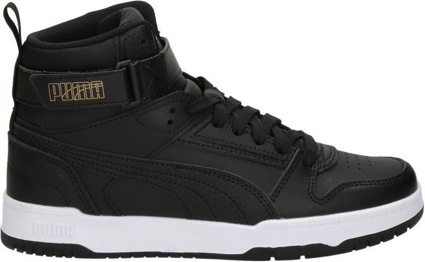 Puma RBD Game sneakers zwart wit Gerecycled polyester Logo 35.5