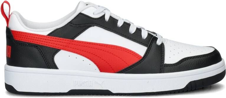 PUMA Schuhe Low Rebound v6 Low 392328 White-For All Time Red- Black - Foto 8