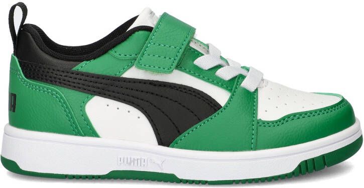 PUMA Rebound V6 Lo AC+ PS Unisex Sneakers White- Black-Archive Green - Foto 11