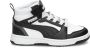 Puma Rebound V6 Mid sneakers wit zwart Imitatieleer Meerkleurig 32 5 - Thumbnail 6