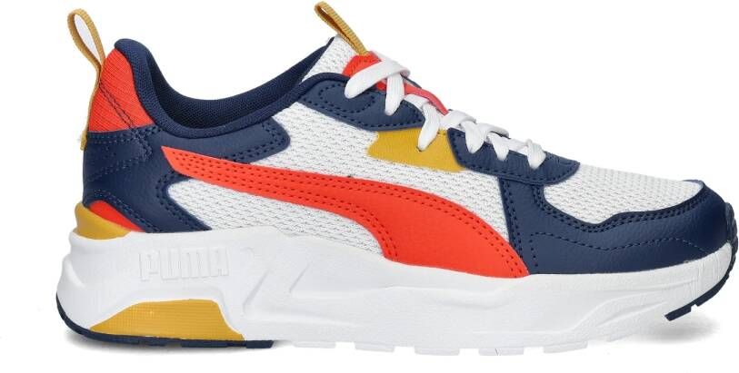 PUMA Trinity Lite Jr Unisex Sneakers White-Fierce Red-Persian Blue - Foto 4